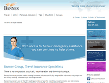 Tablet Screenshot of bannergroup.com
